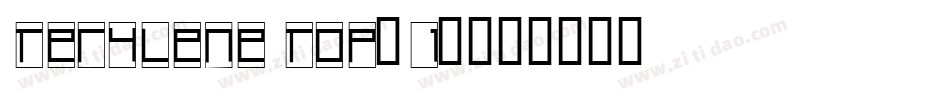 Terylene Top(1)字体转换